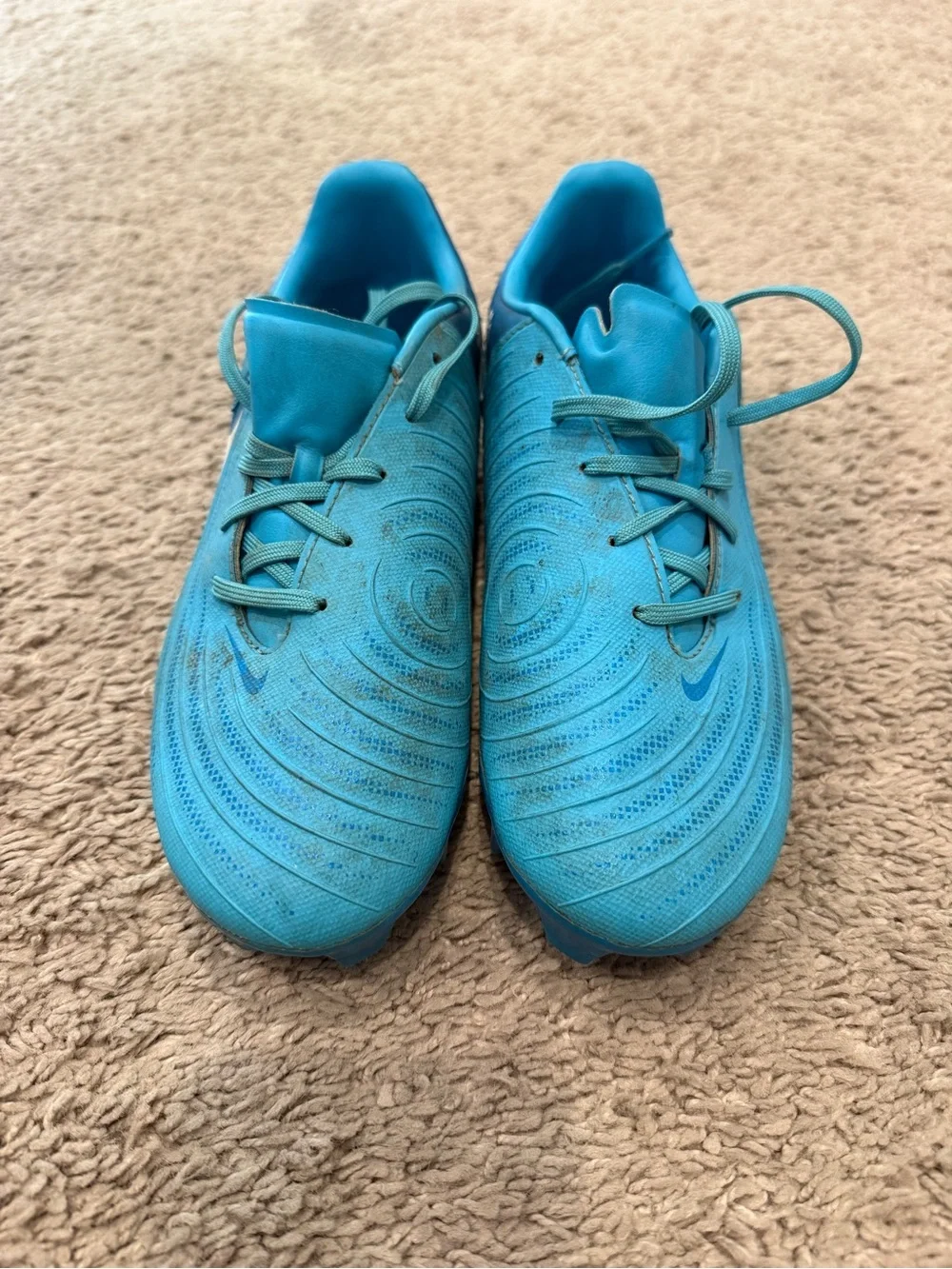 Nike Phantom GX Academy FG/MG Soccer Cleats Blue Youth Size 5.5